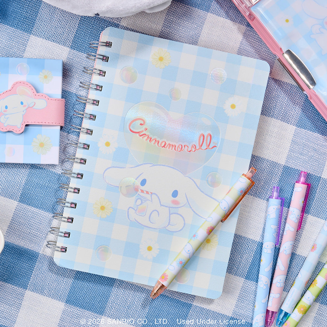 Sanrio Sweet Daisies Cinnamoroll Agatha Lined Notebook