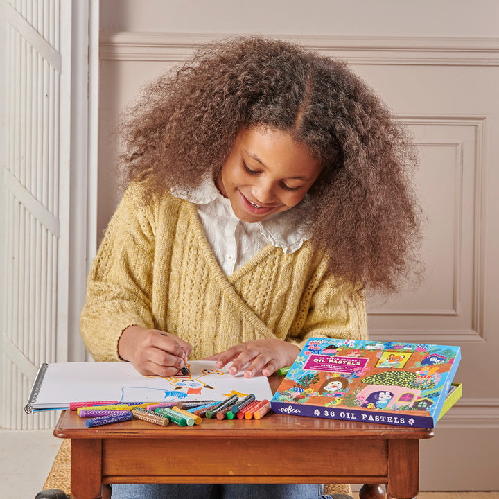 Yumi's Mushroom House 36 Oil Pastels