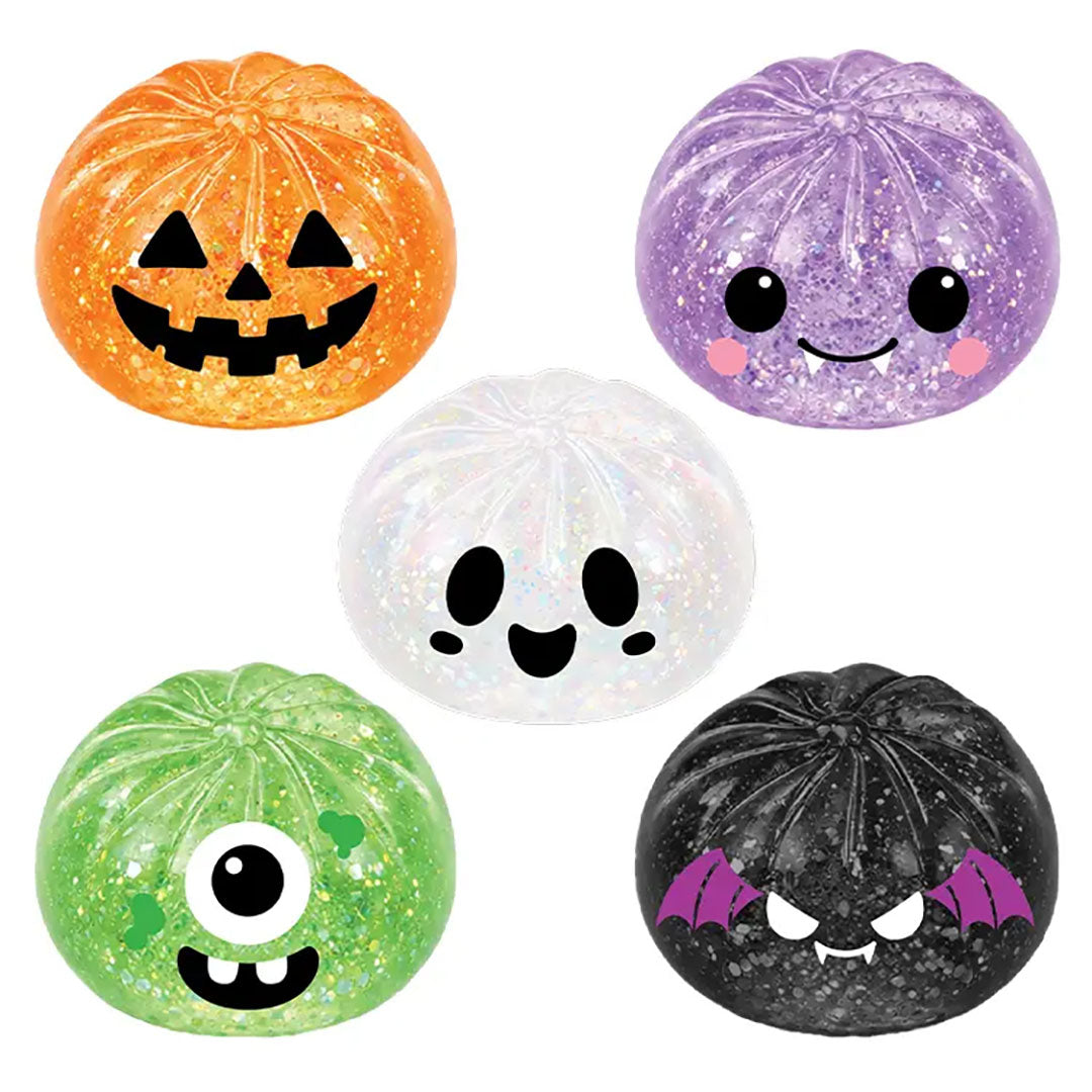 LIMIT 2PCS: Fun Doh Spooky Mystery Dumpling Squishy Toy - Assorted Styles/ 2 Sizes Available!