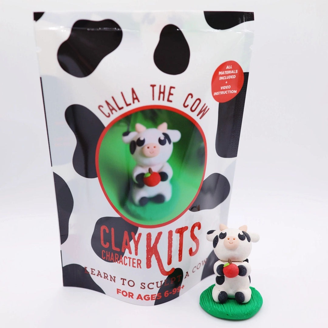 NEW Cow Diy Polymer Clay Kit