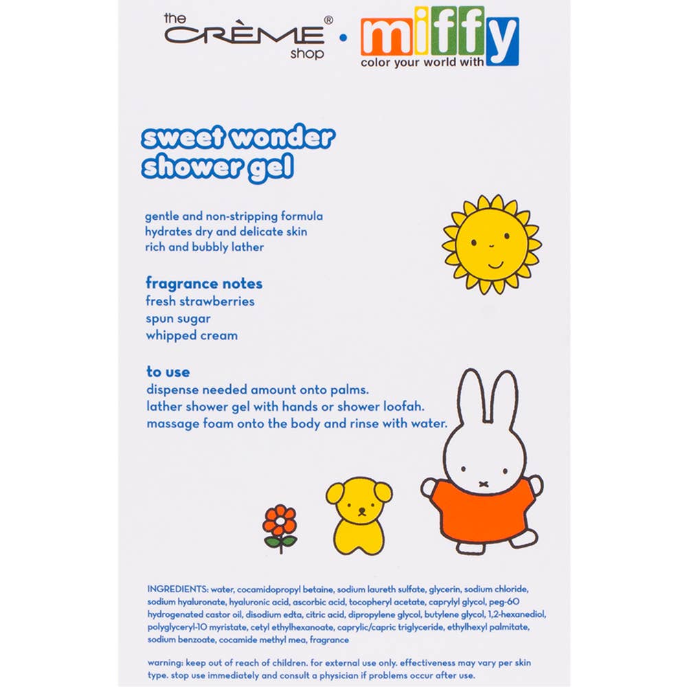 NEW Miffy Moisturizing Shower Gel