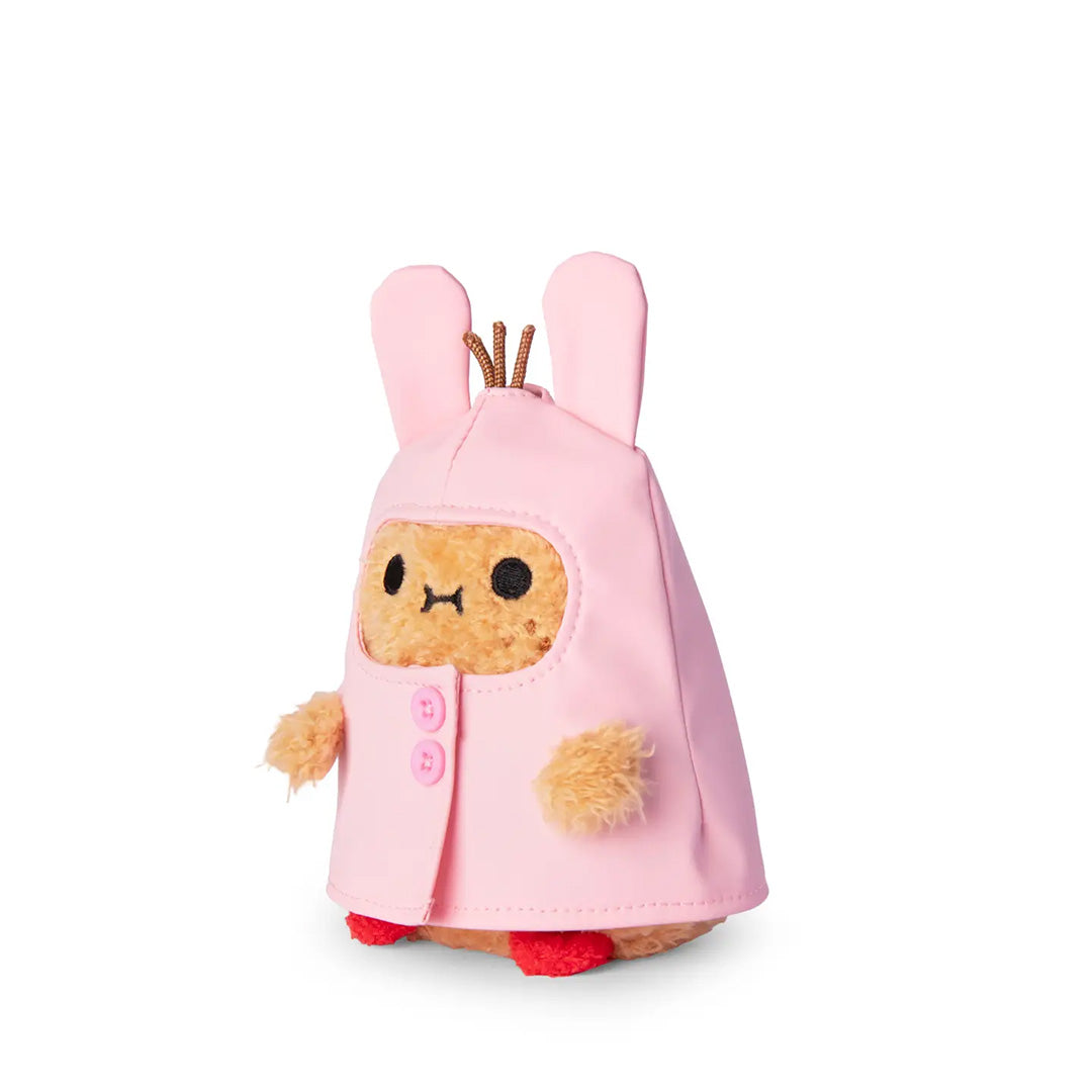 Mini Plush Toy - Bunny Boot - Pink Raincoat Ricespud