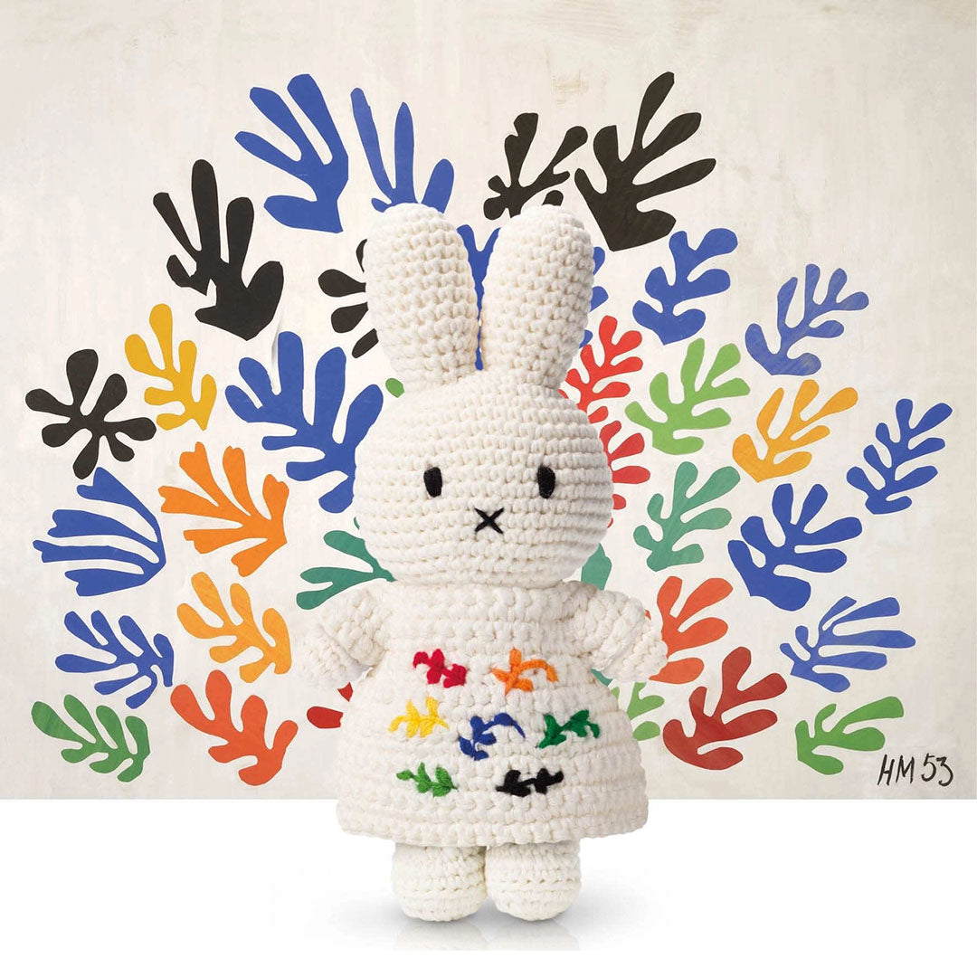 Miffy Handmade Crochet Doll- Miffy Henri Matisse Inspired Dress