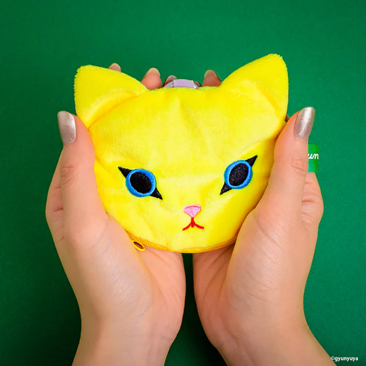 Japanese Blind Capsule- Gyunyuya Cat Face Pouch