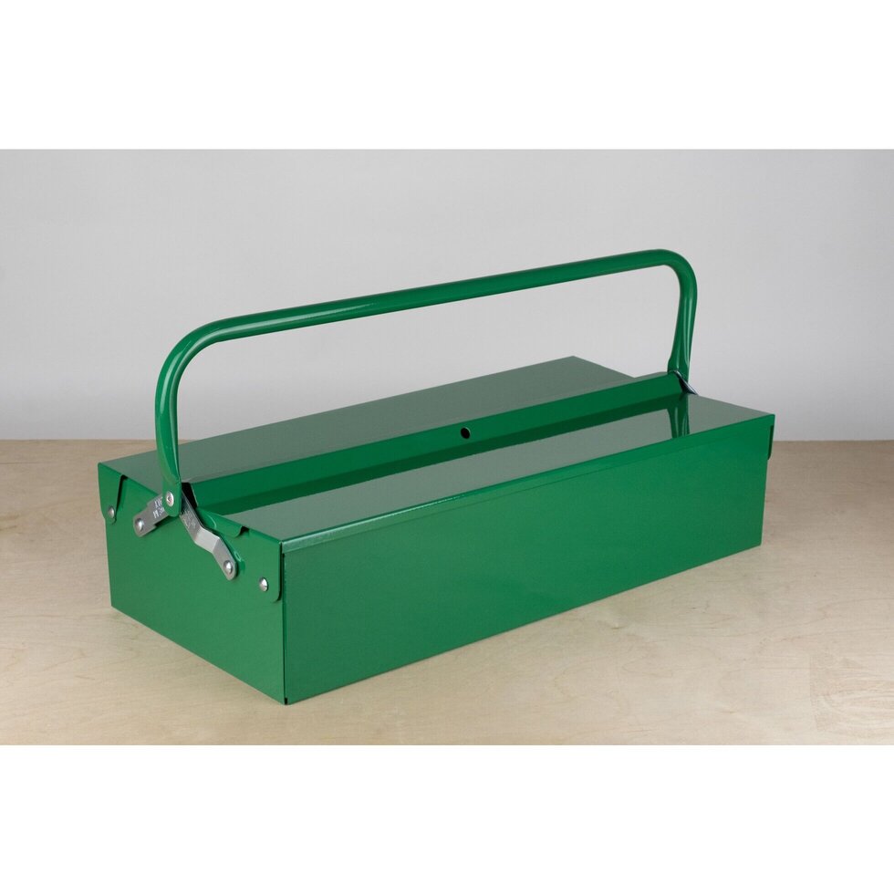 NEW Italian Metal Storage Boxes- Single Layer Green