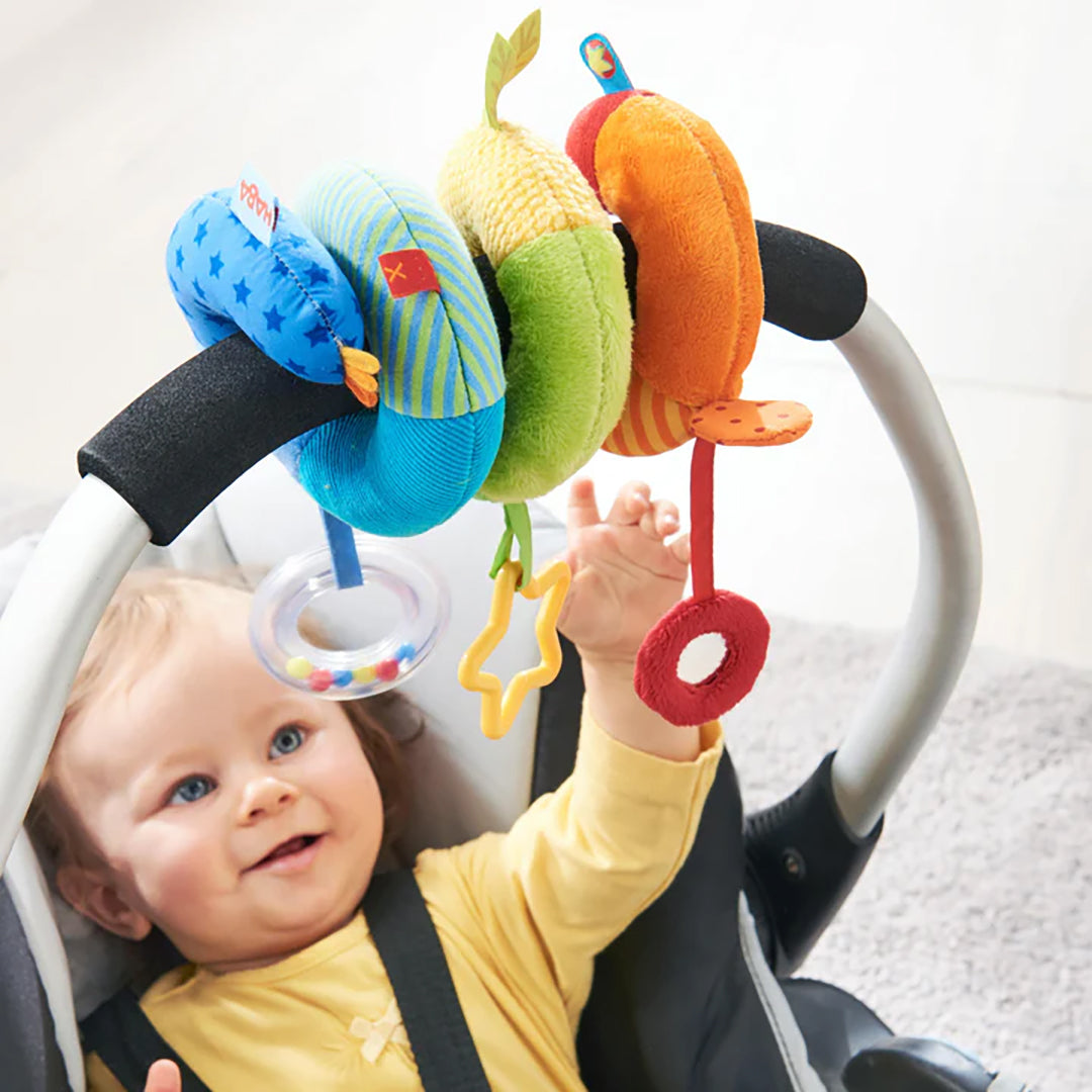 Rainbow Activity Spiral Stroller &  Car Seat Toy