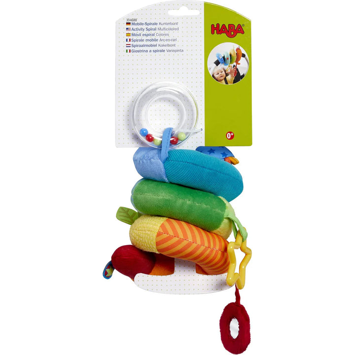 Rainbow Activity Spiral Stroller &  Car Seat Toy