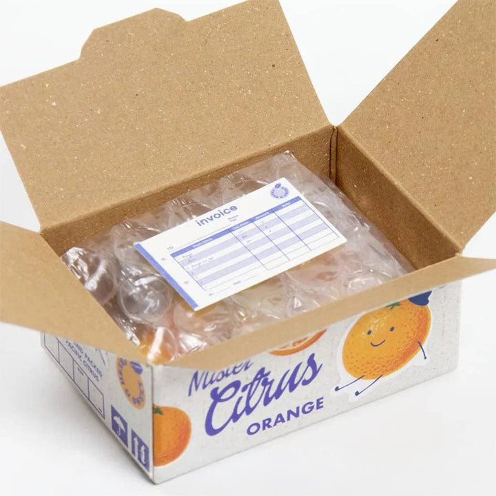 Japanese 40 Pc. Sticker Set- Orange