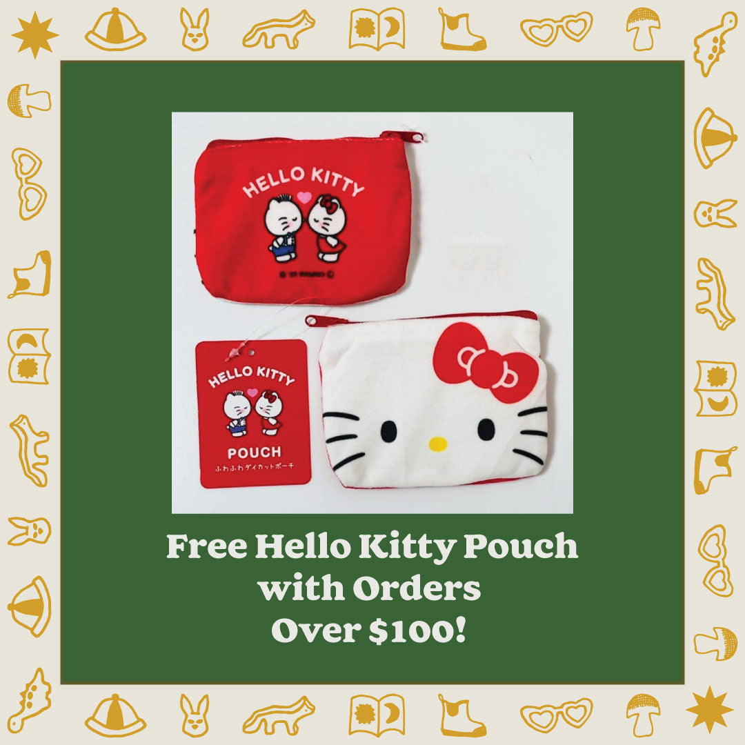 Free Hello Kitty Pouch with Orders Over $100!