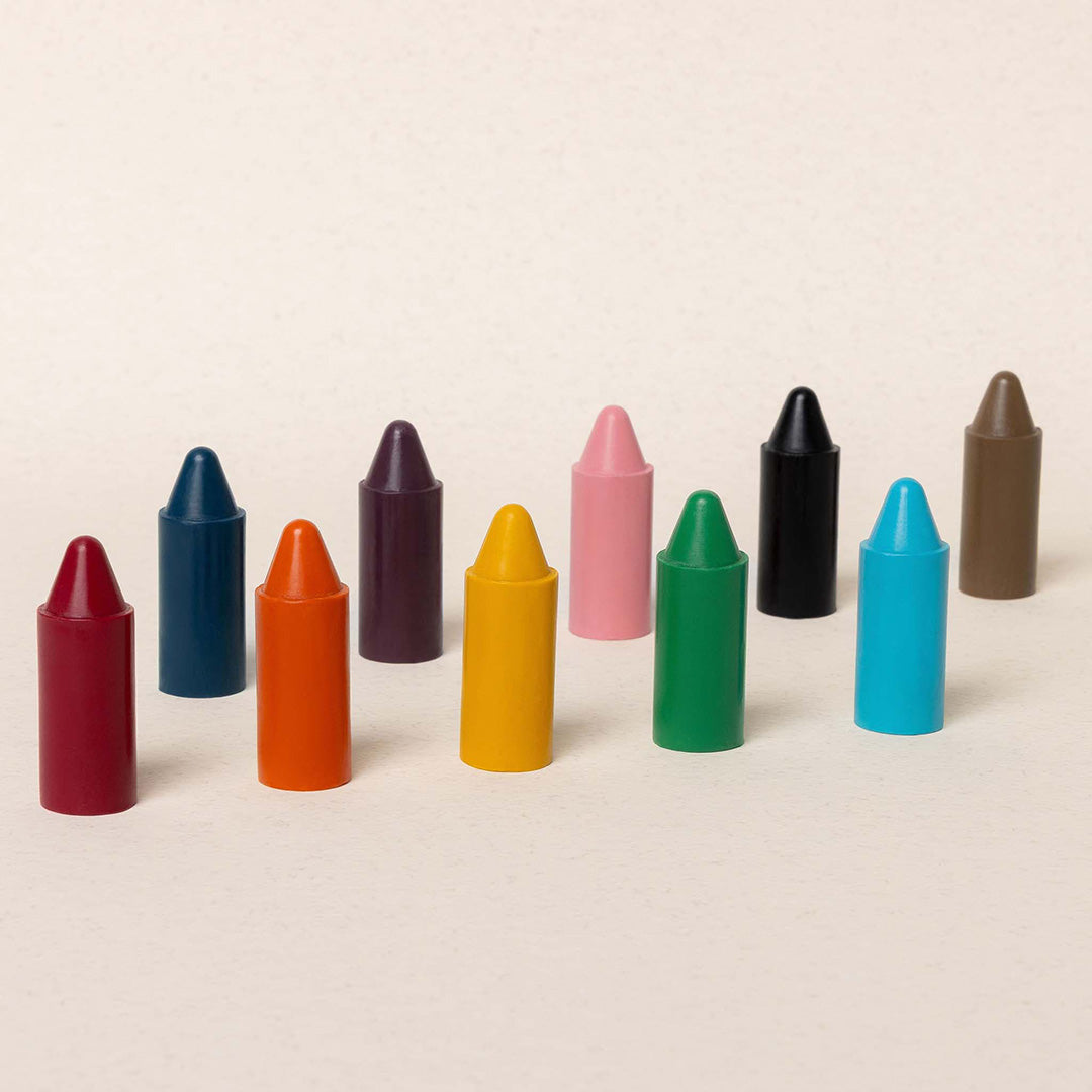 Beeswax Crayons Originals - 10 Colors