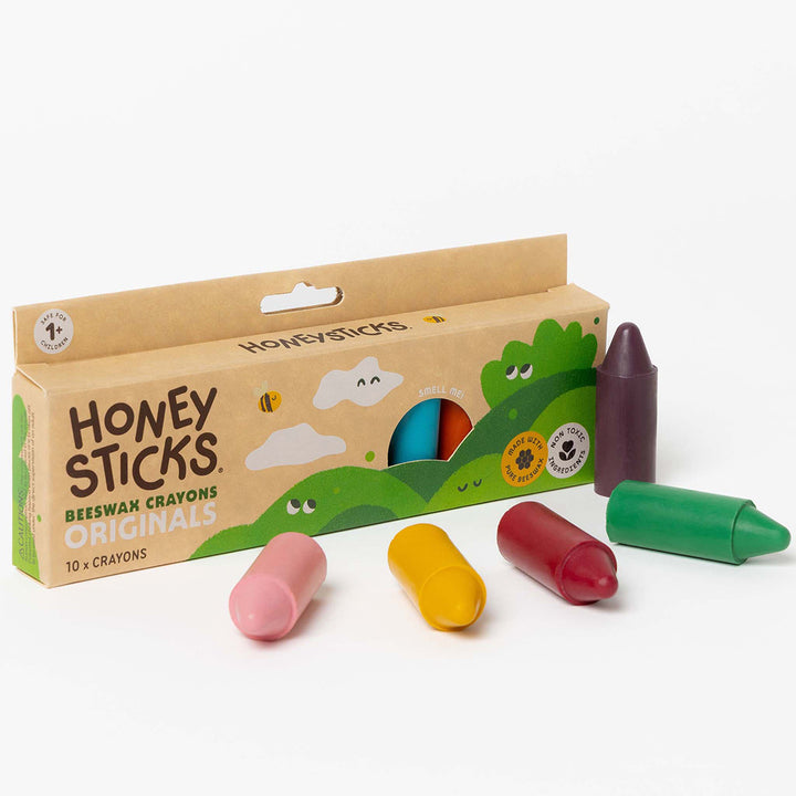 Beeswax Crayons Originals - 10 Colors