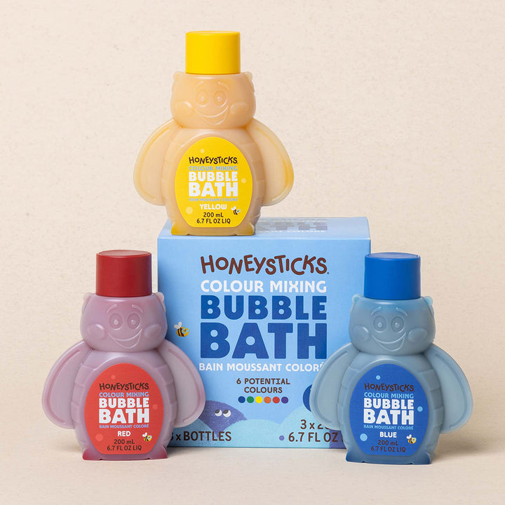 Bubble Bath Color Mixing - Three Colors Included
