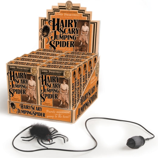 Hairy Scary Jumping Spider Toy