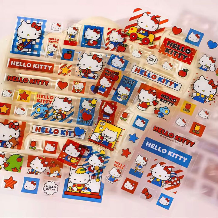NEW Hello Kitty Sanrio Clear Tile Stickers - Two Styles Available!