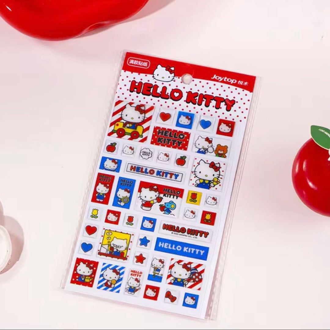 NEW Hello Kitty Sanrio Clear Tile Stickers - Two Styles Available!