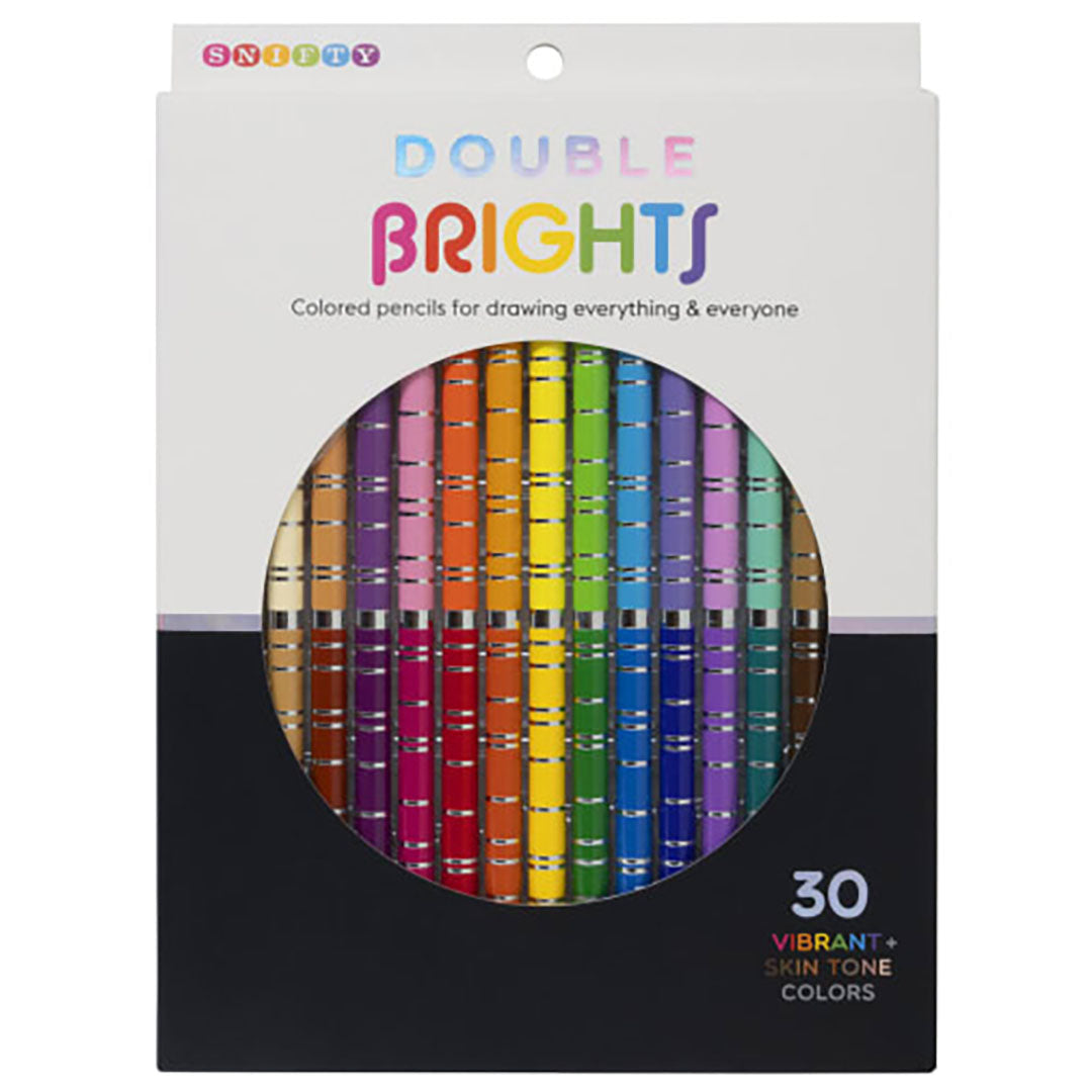 Double Brights Dual Ended Colored Pencils Set