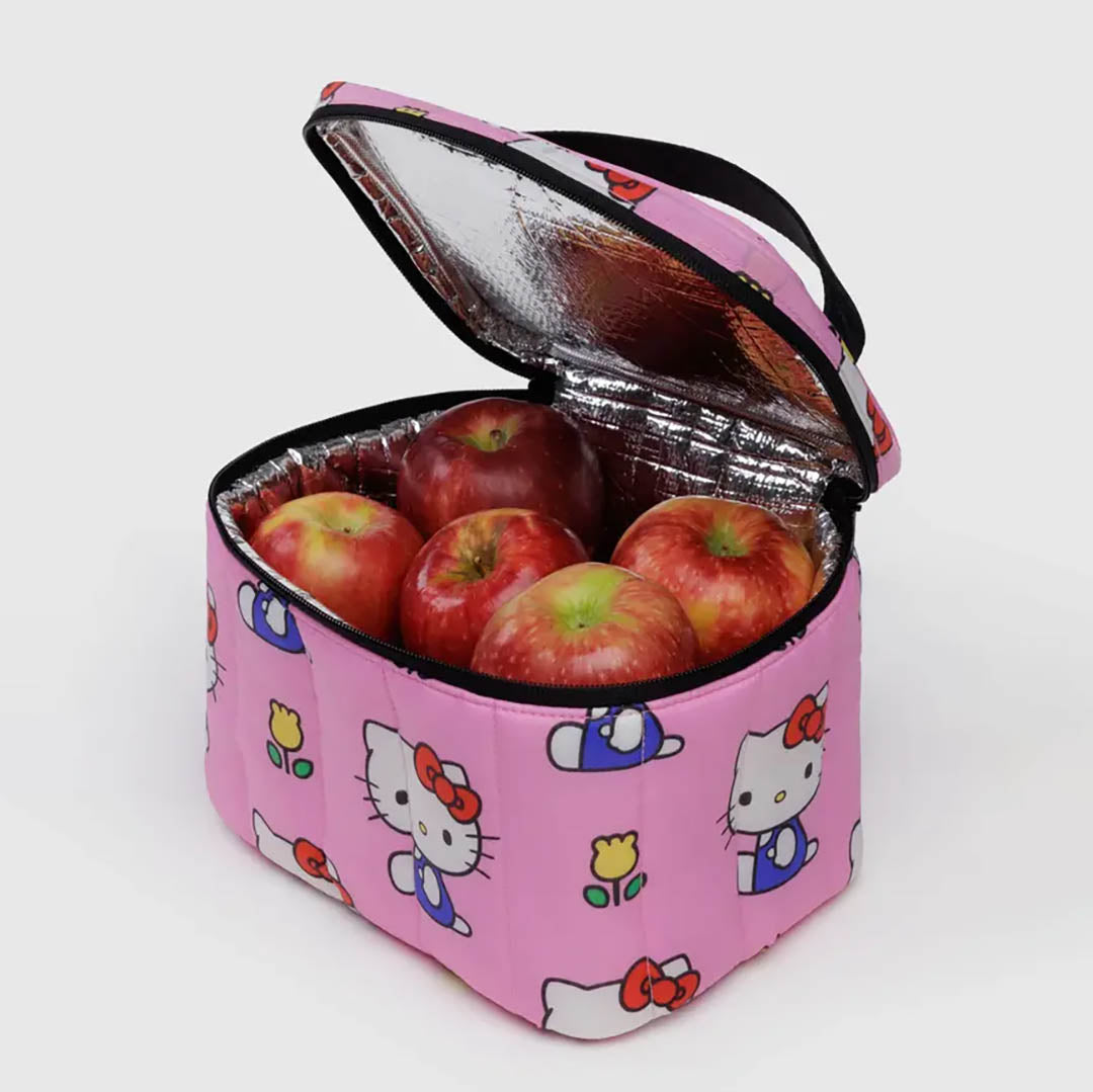 Puffy Lunch Bag - Hello Kitty Pink