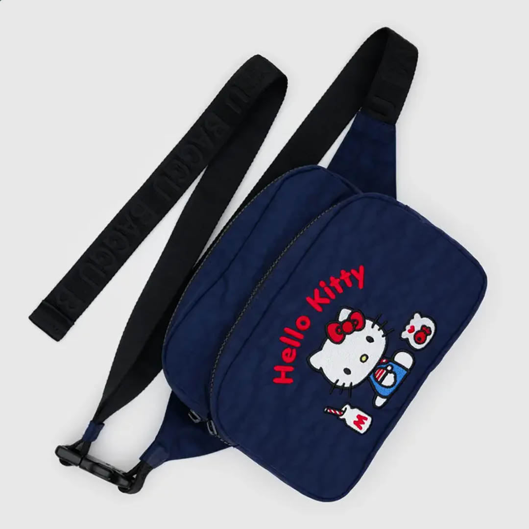 Fanny Pack - Embroidered Hello Kitty Milkshake