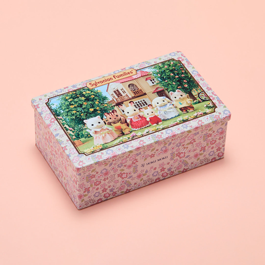 PRE-ORDER MID-FEB : Sylvanian Families Cookies Floral Tin