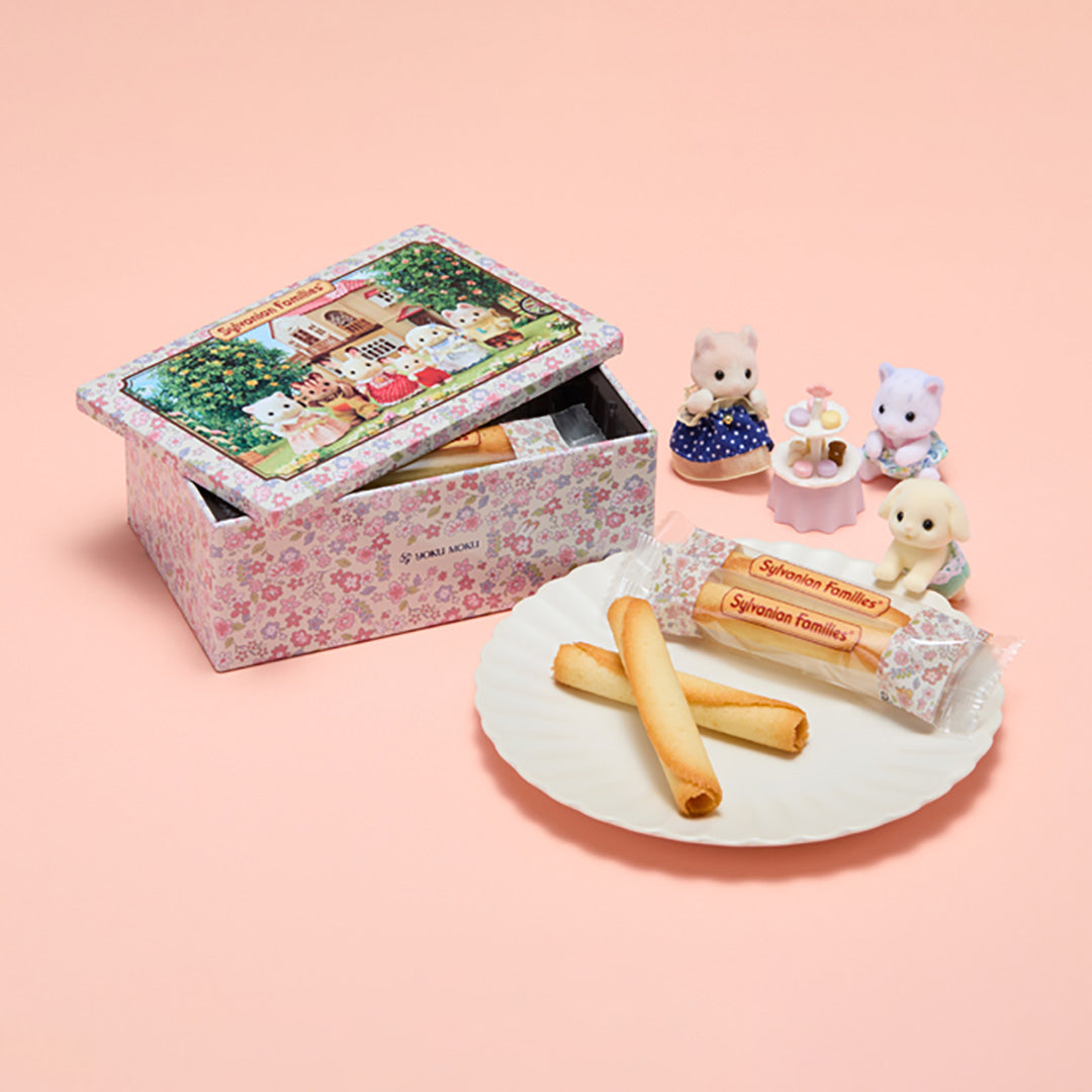 PRE-ORDER MID-FEB : Sylvanian Families Cookies Floral Tin