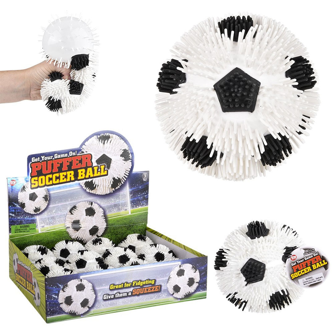 Puffer Soccer Ball Squishy Toy