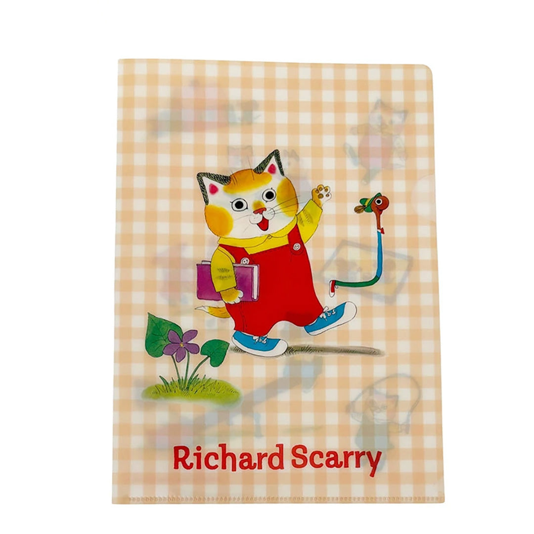 Richard Scarry Clear File Folder - Huckle Cat