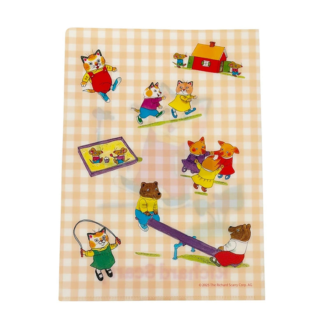 Richard Scarry Clear File Folder - Huckle Cat