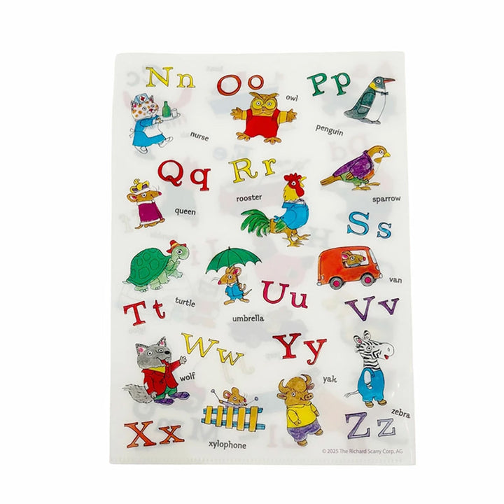 Richard Scarry Clear File Folder - Busy Town