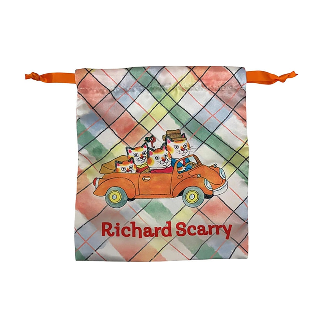 Richard Scarry Drawstring Pouch - Cars