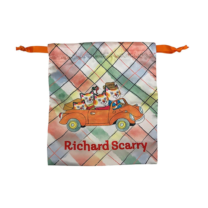 Richard Scarry Drawstring Pouch - Cars