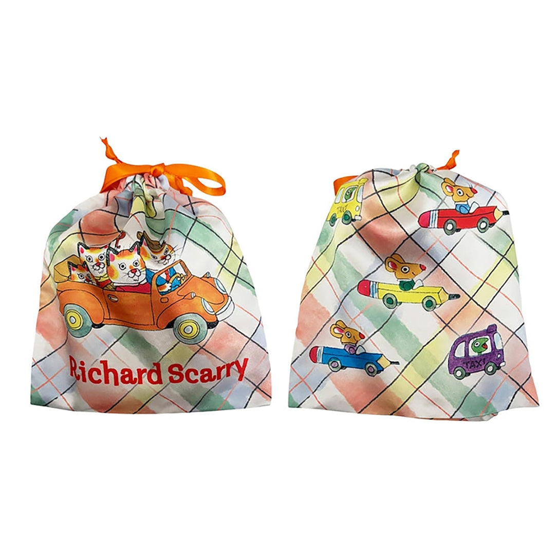 Richard Scarry Drawstring Pouch - Cars