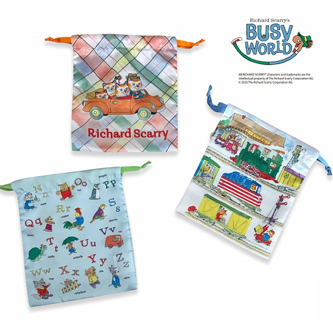 Richard Scarry Drawstring Pouch - ABC