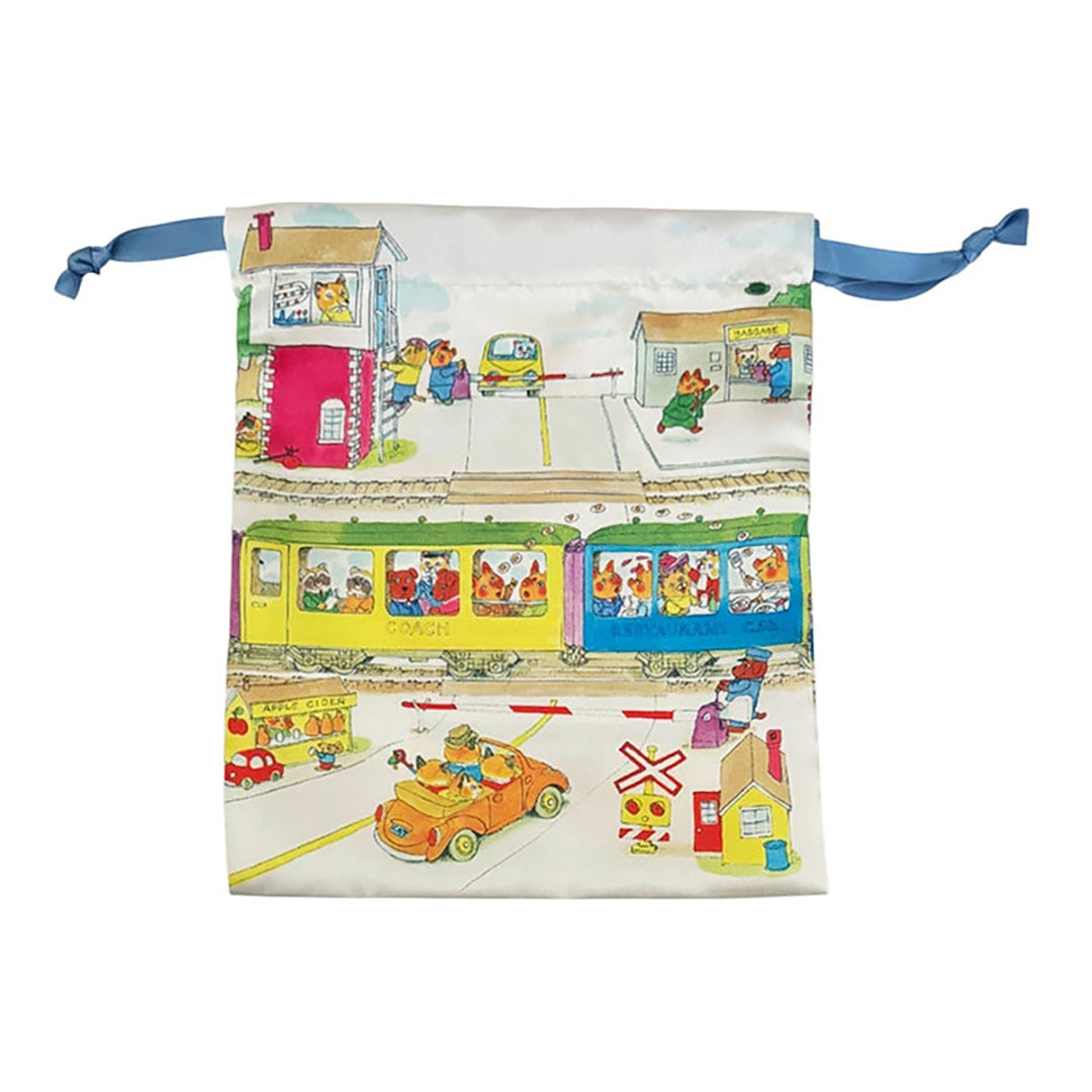 Richard Scarry Drawstring Pouch - Busy Town