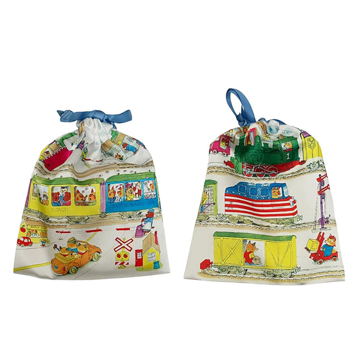 Richard Scarry Drawstring Pouch - Busy Town