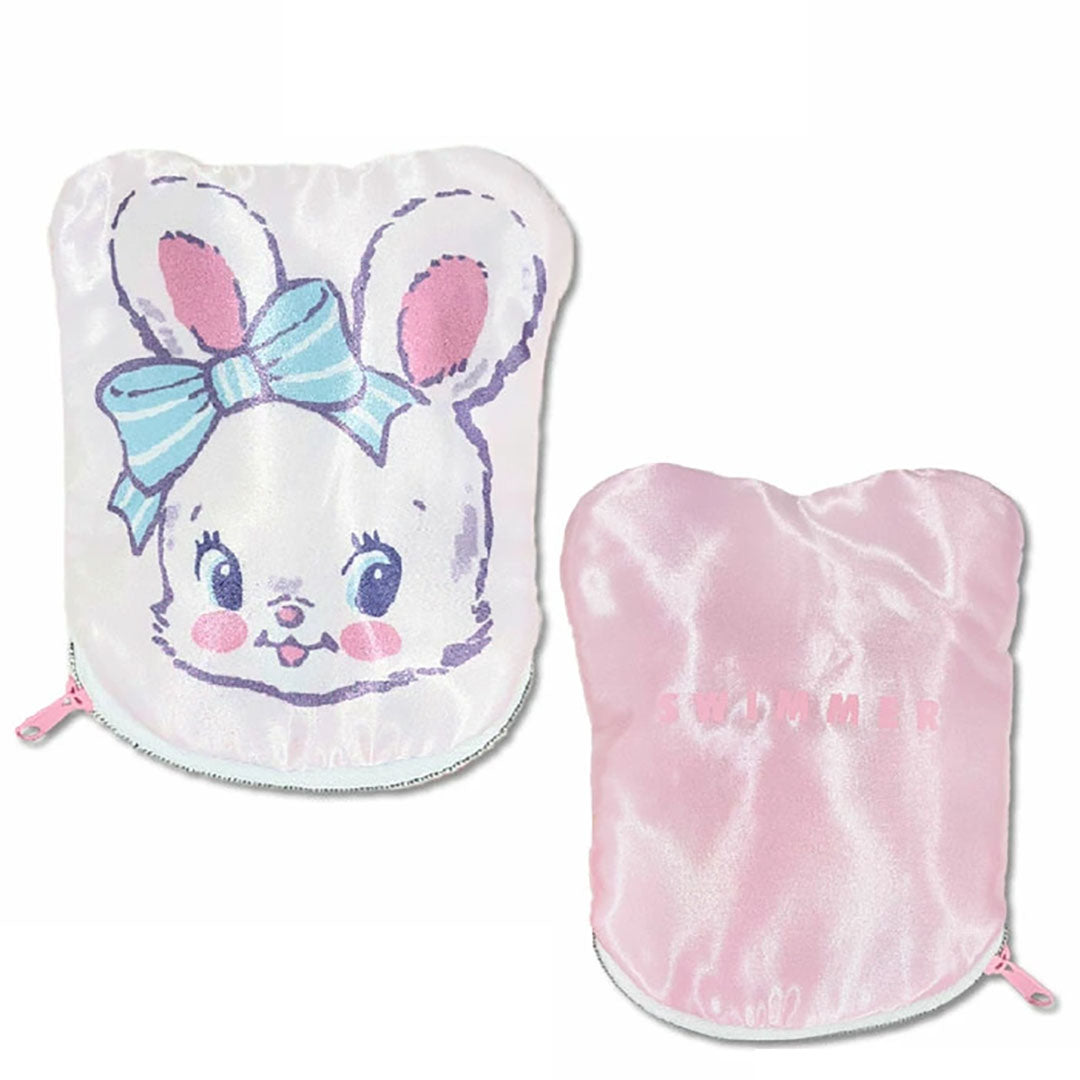 NEW Swimmer Kawaii Satin Pouch - Bunny