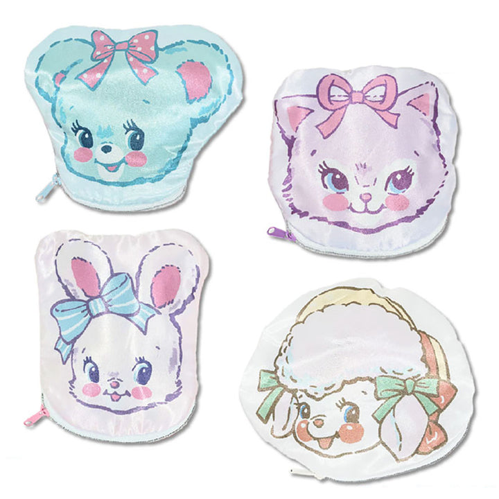 NEW Swimmer Kawaii Satin Pouch - Bear