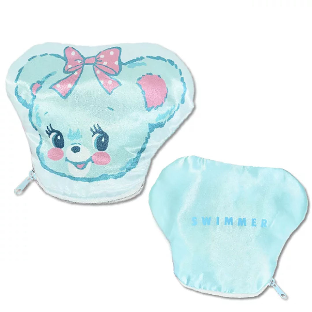 NEW Swimmer Kawaii Satin Pouch - Bear
