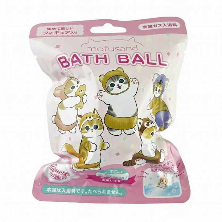 Japanese Mofusand Bath Bomb with Toy 2 - Pink
