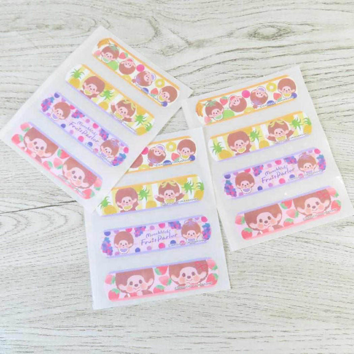 NEW Monchhichi Adhesive Bandages - Fruits