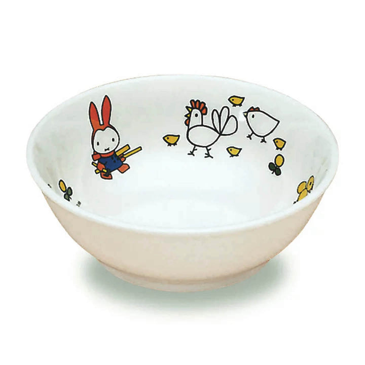 NEW Miffy Retro Melamine Ramen Bowl