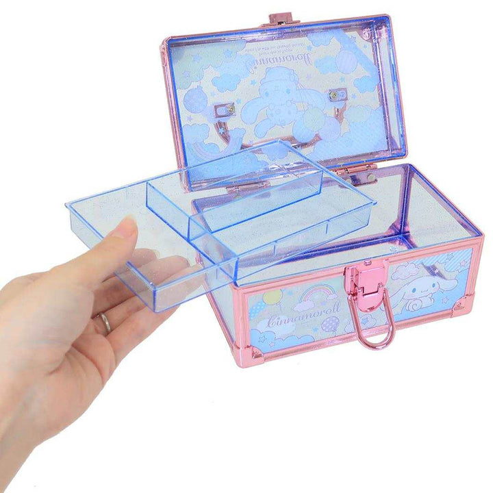 NEW Official Sanrio Cinnamoroll Clear Organizer Storage Box