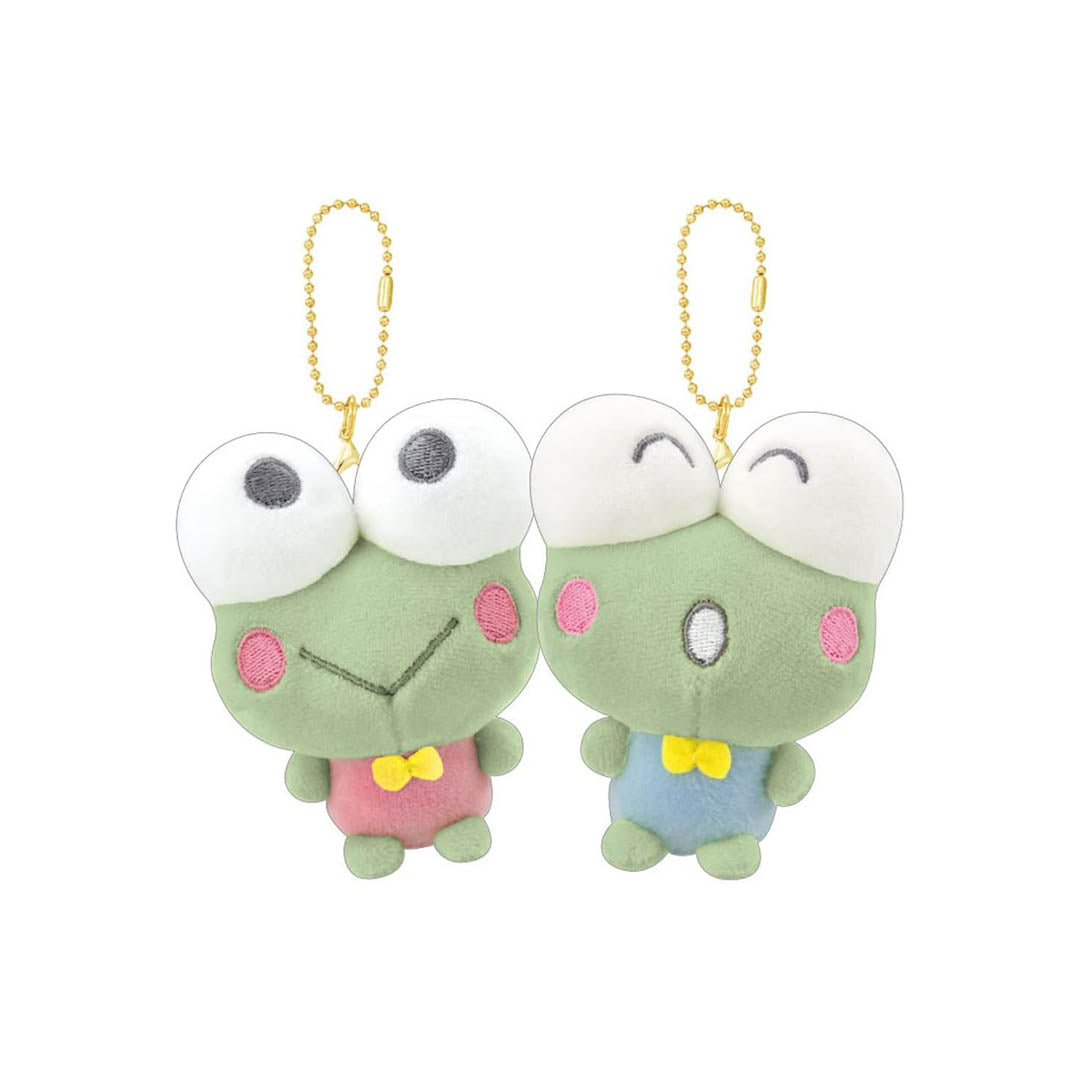 NEW Sanrio Characters Key Chain Plushies - Keroppi & Koroppi