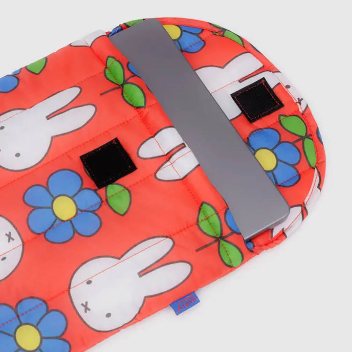 NEW Miffy x Baggu Flower Puffy Laptop Sleeve 13"/14"