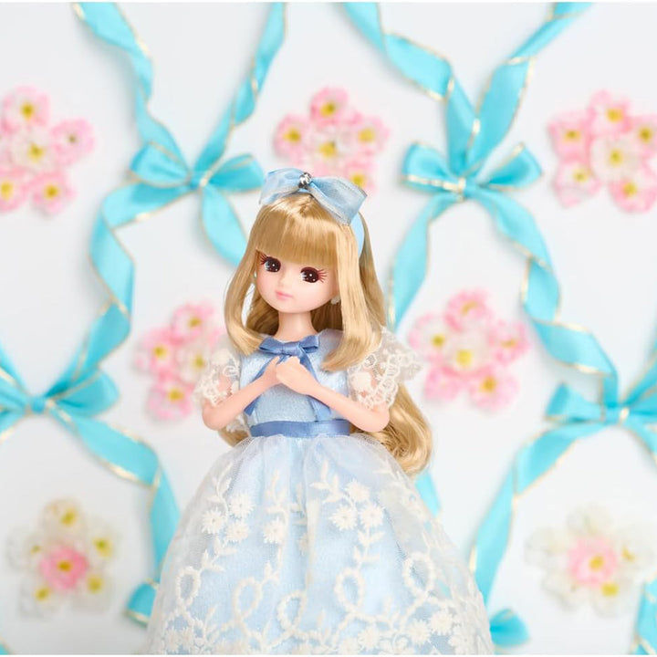Licca Dolls: Licca Classical Blue Ribbon Dress