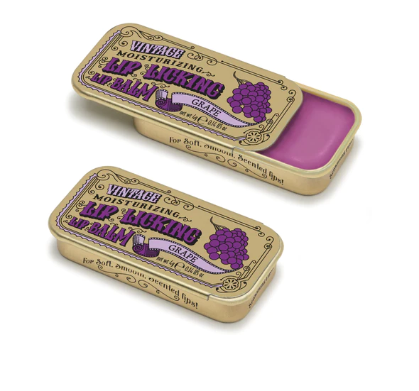 NEW Nostalgic Tin Natural Organic Lip Balm- Different Flavors Available!