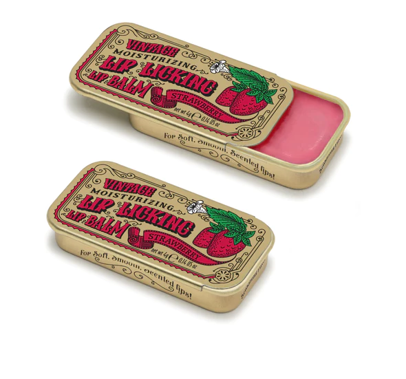 NEW Nostalgic Tin Natural Organic Lip Balm- Different Flavors Available!