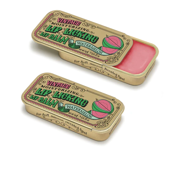 NEW Nostalgic Tin Natural Organic Lip Balm- Different Flavors Available!