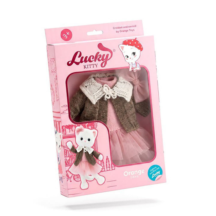 Lucky Kitty Plush Clothing Set: Ballet Dream