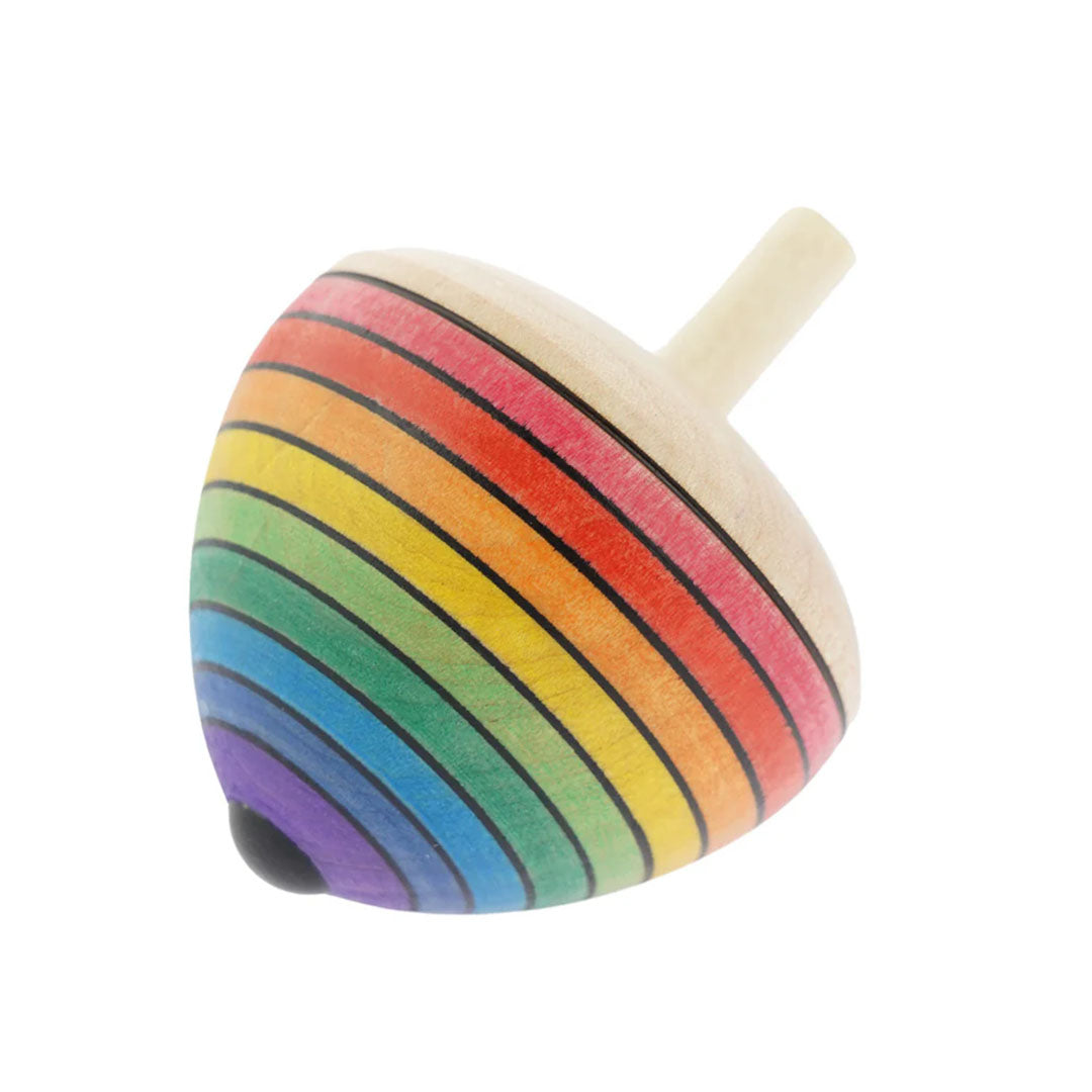 Wooden Rainbow Egg Top