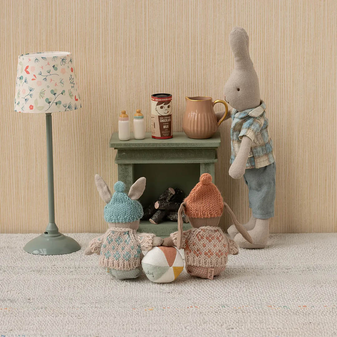 Winter Bunny, Micro - Brown - Rose